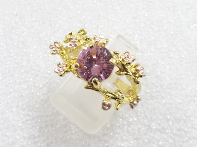 COLORED STONE FASHION RING / JP SIZE 15